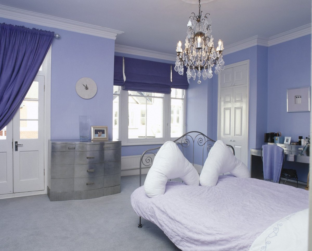 Синий интерьер