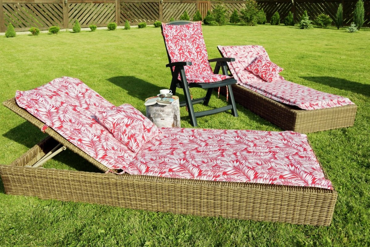 Подушка на шезлонг "Red Palma"