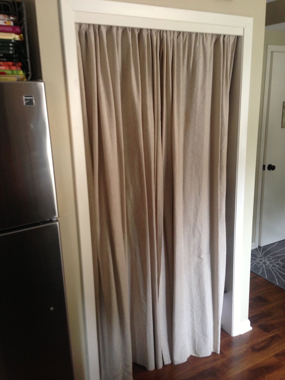 Занавеска на полку