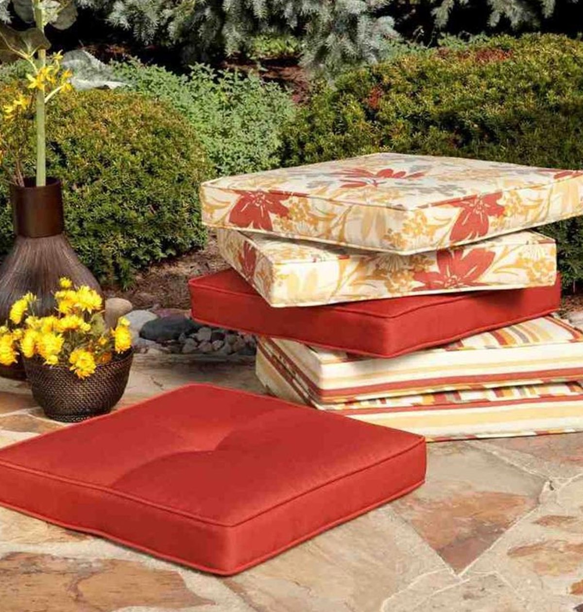 Подушки в беседку