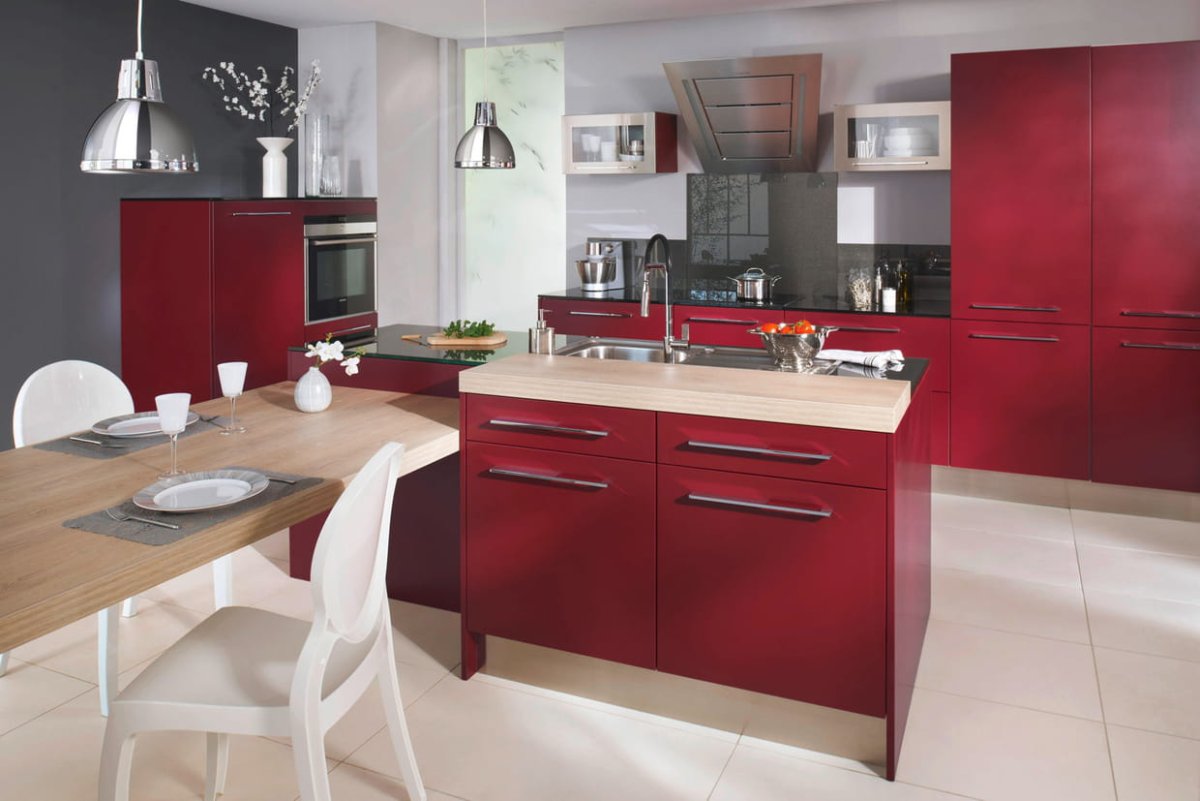 Цвет бургунди в интерьере