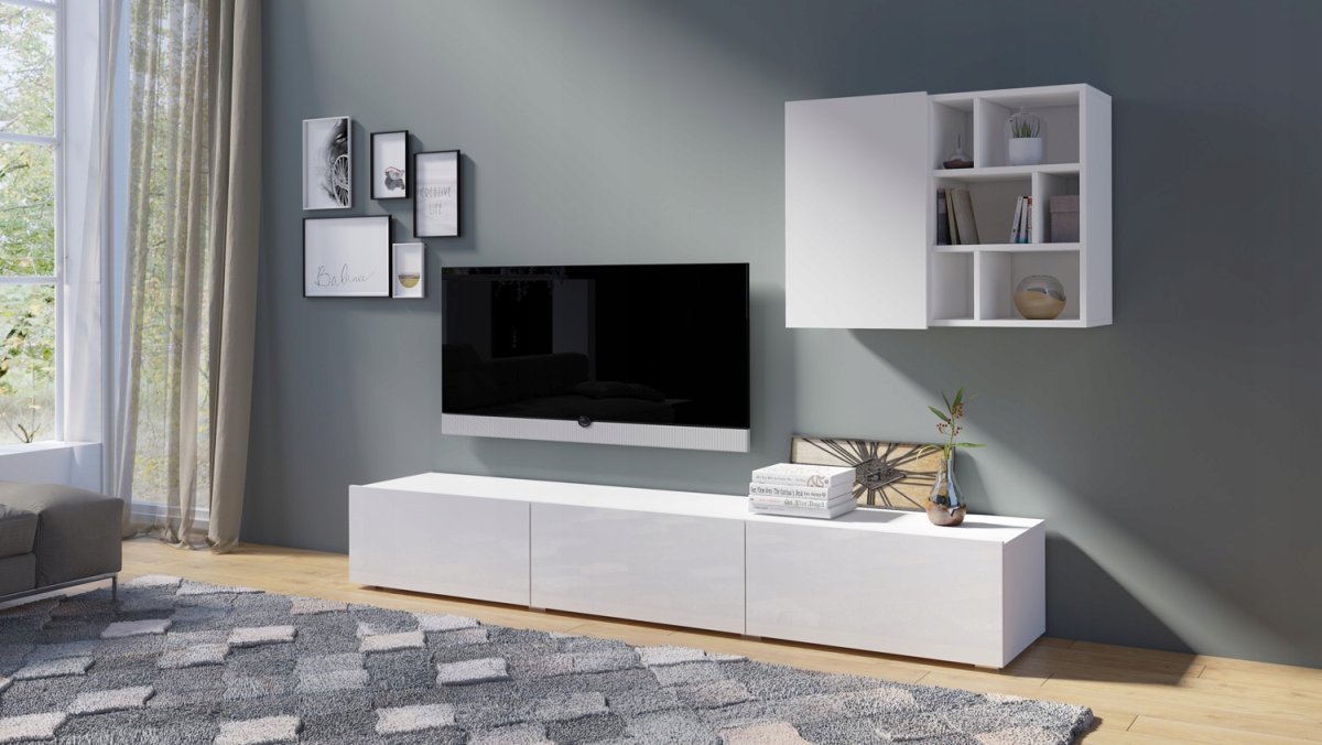 Настенные шкафы для гостиной