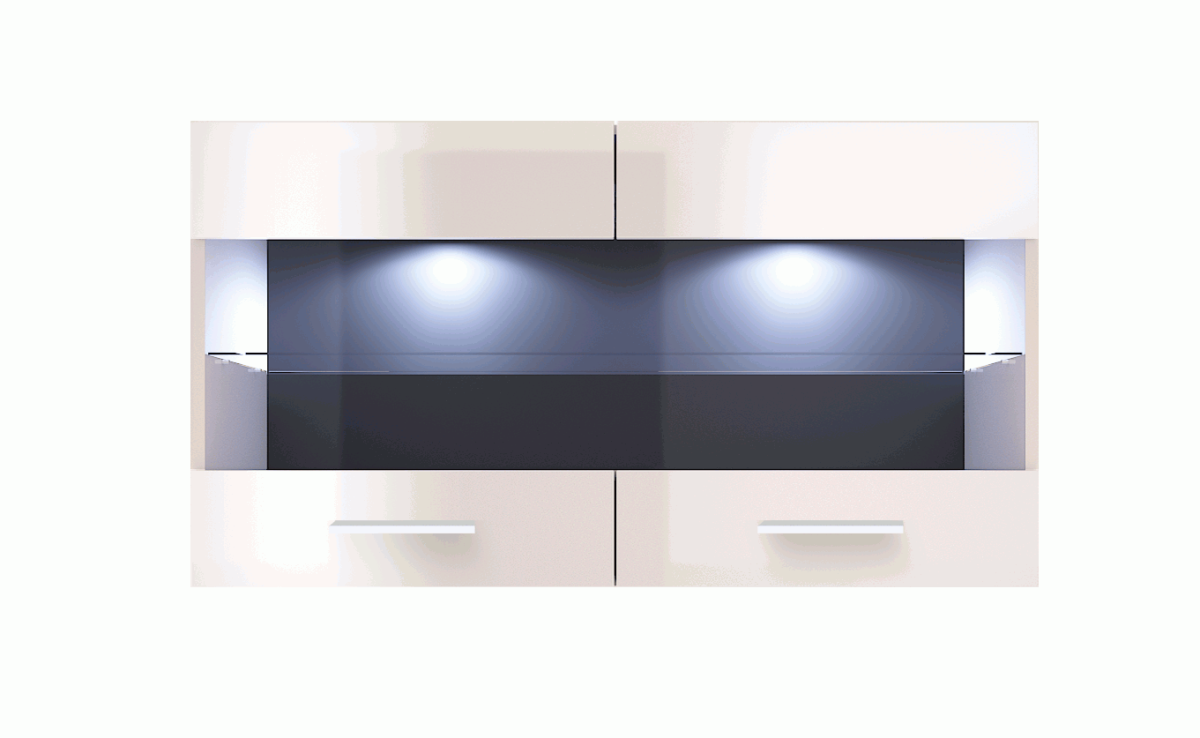 Гостиная Авила БРВ белый / белый глянец