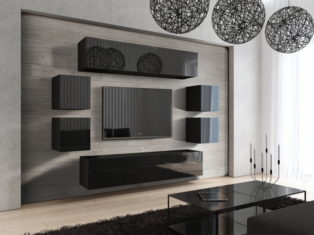 Шкаф настенный индиго ПМ-145.14