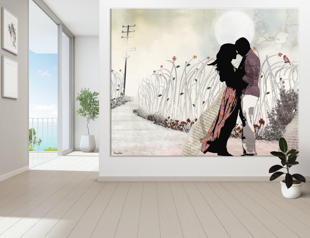 Интерьерная картина влюбленные