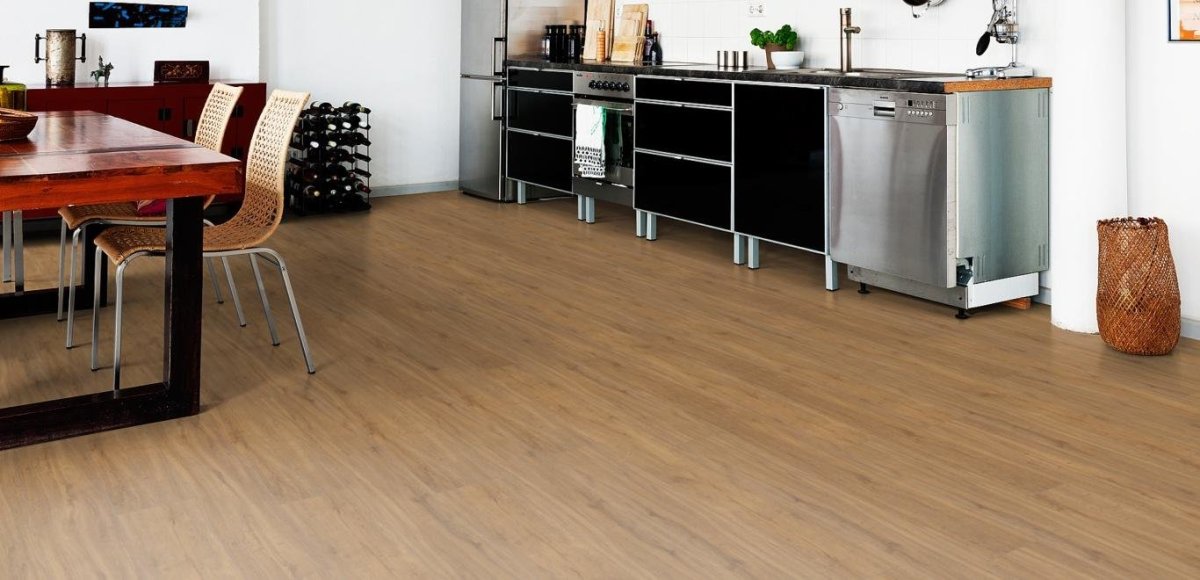 Пробковый пол на кухне