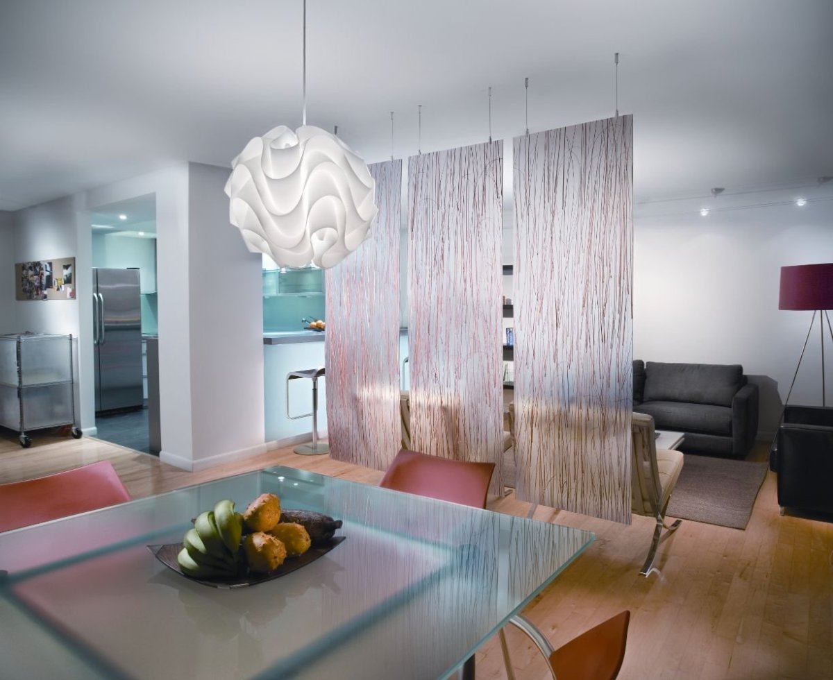 Тканевая перегородка для зонирования