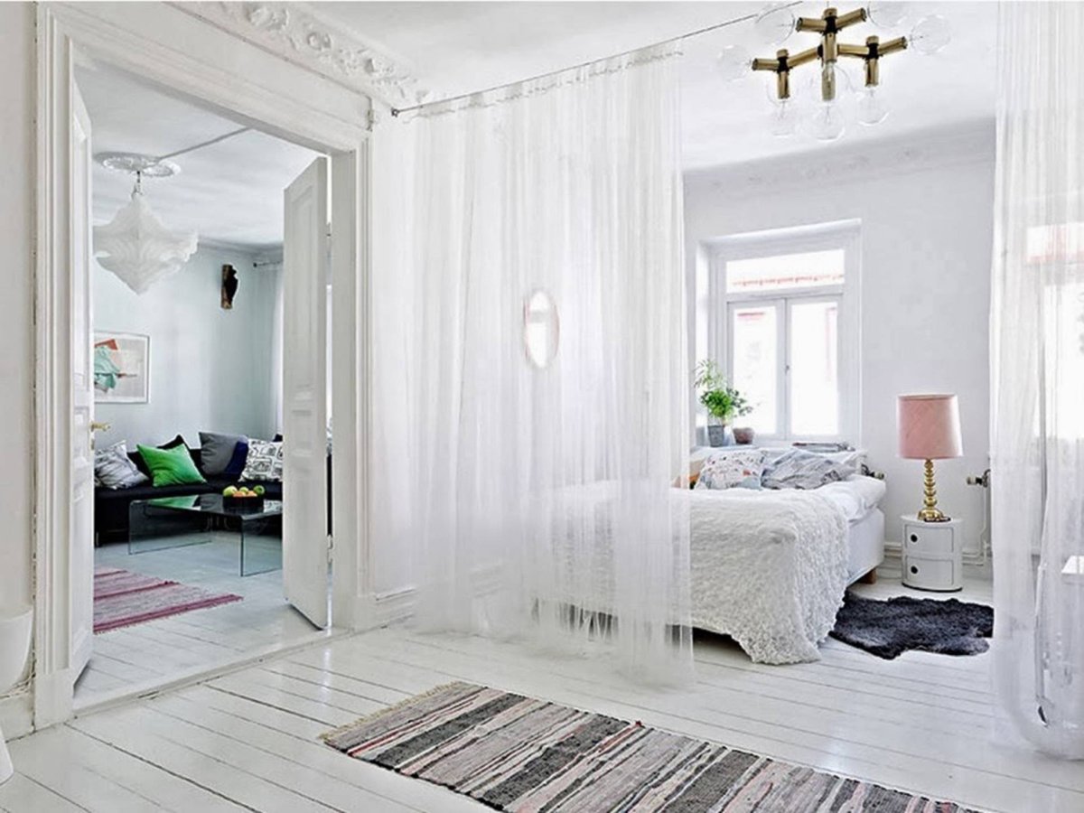 Межкомнатные перегородки из штор