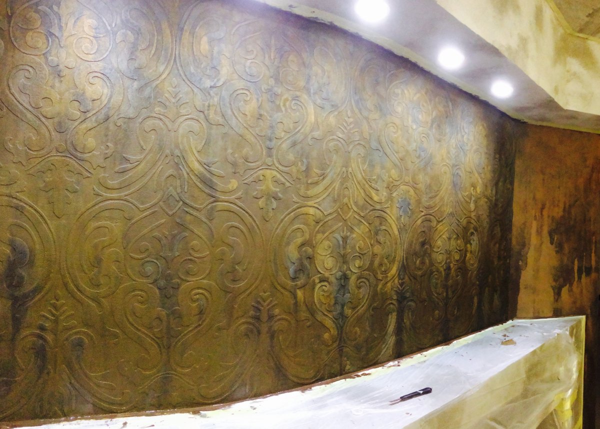 Декоративная штукатурка геометрия