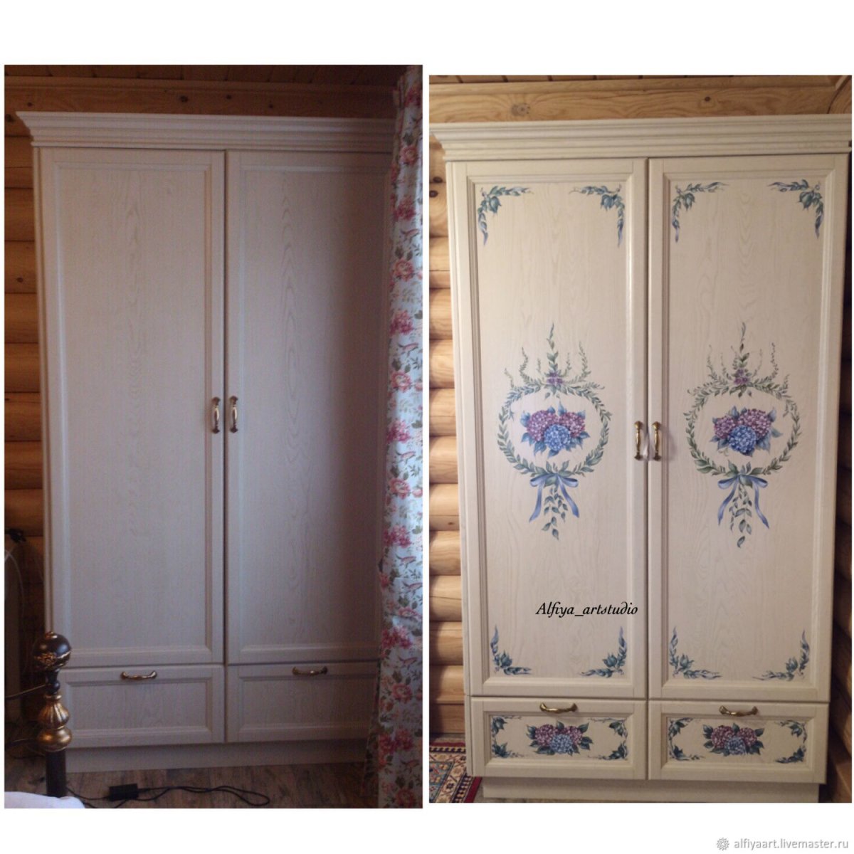 Декор старого шкафа