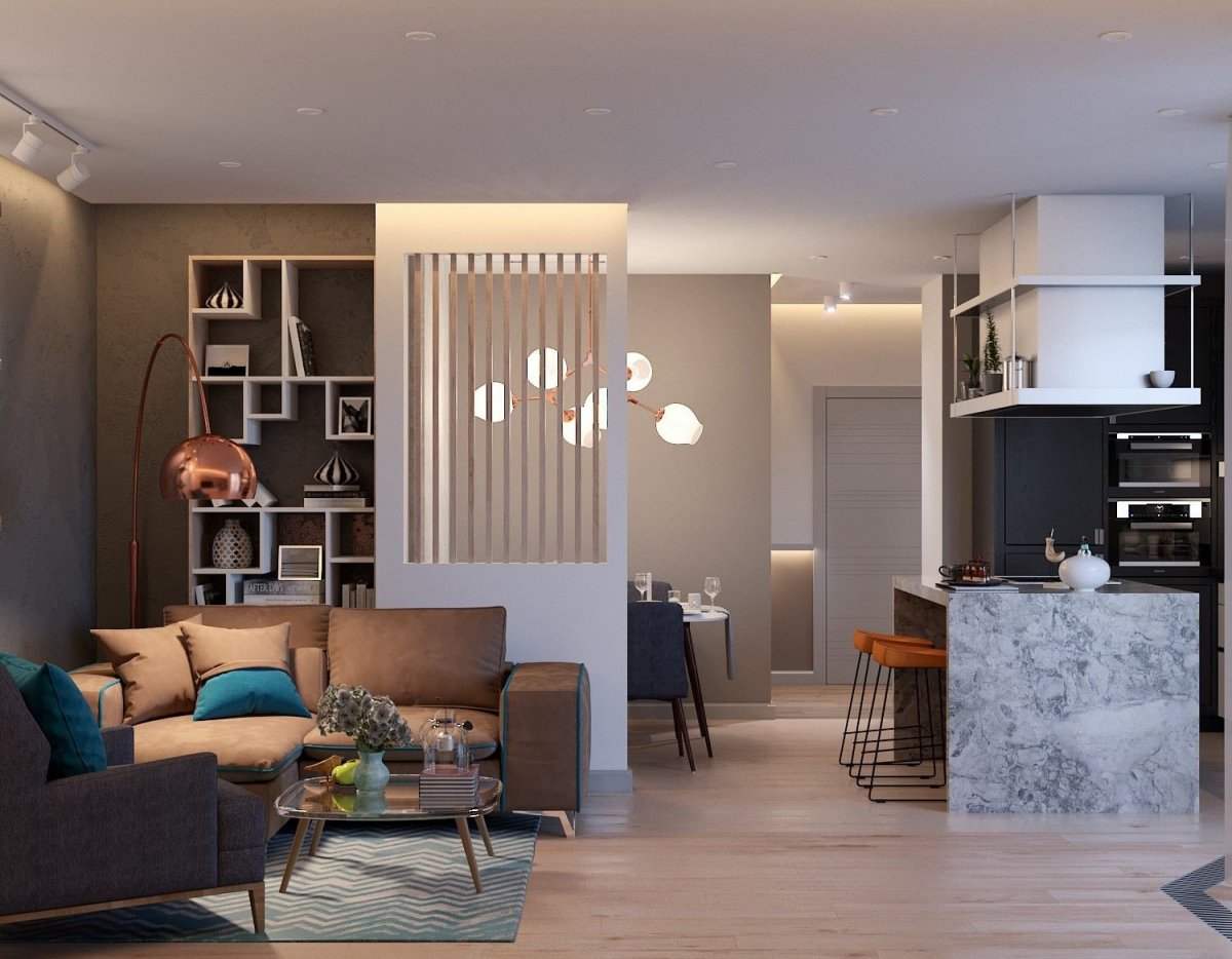 Зонирование в интерьере