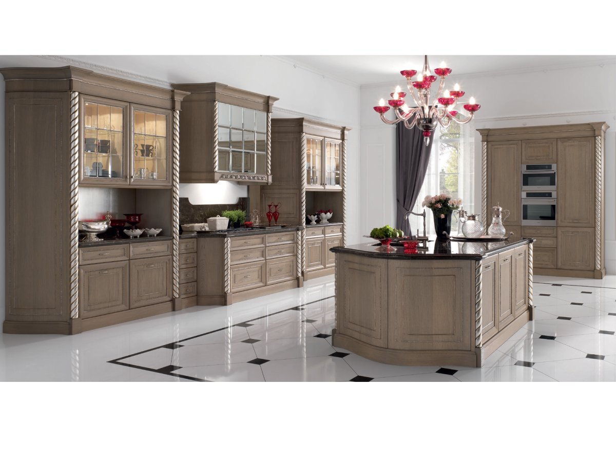 Дорогой интерьер кухни