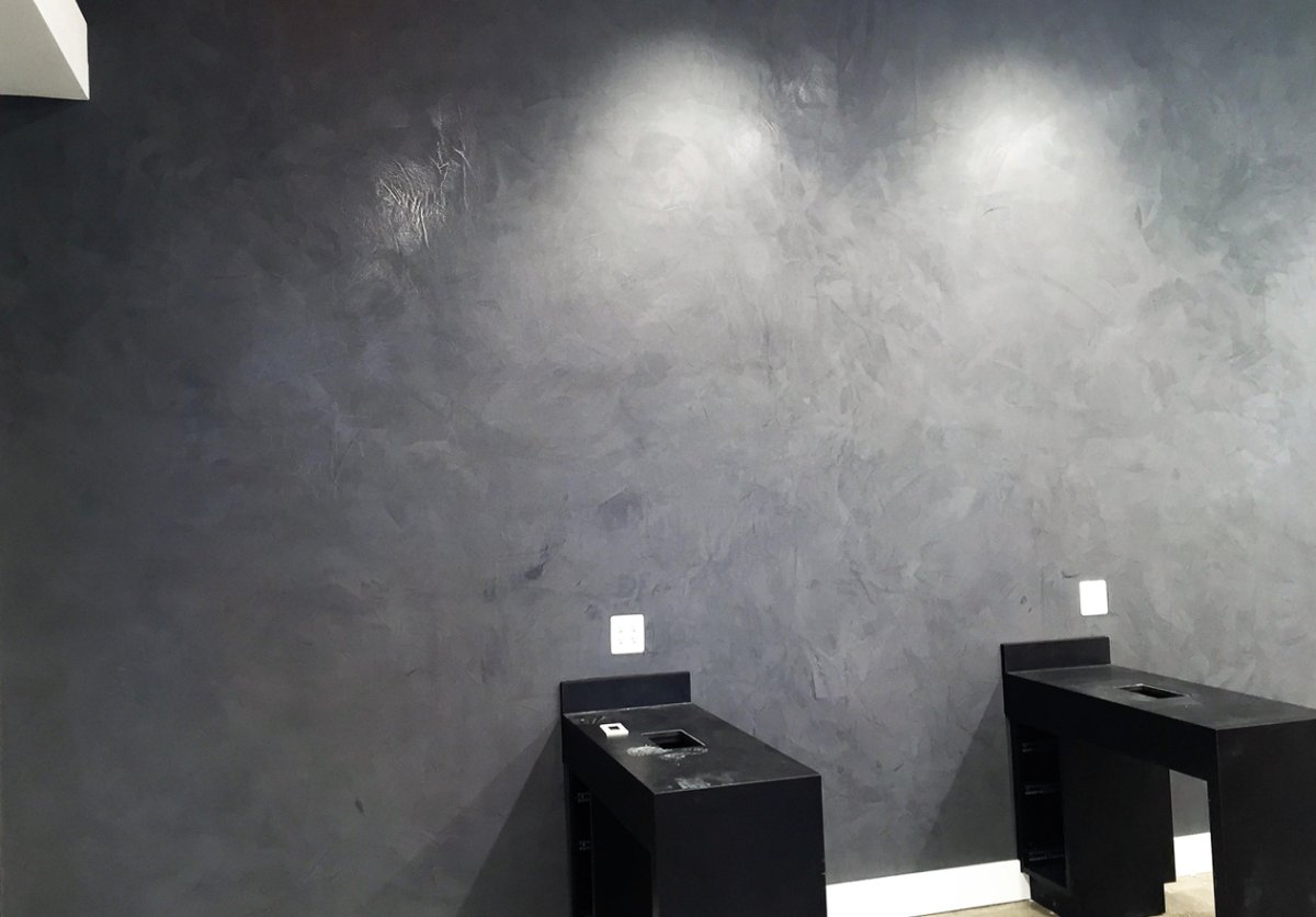 Жидкая штукатурка в интерьере