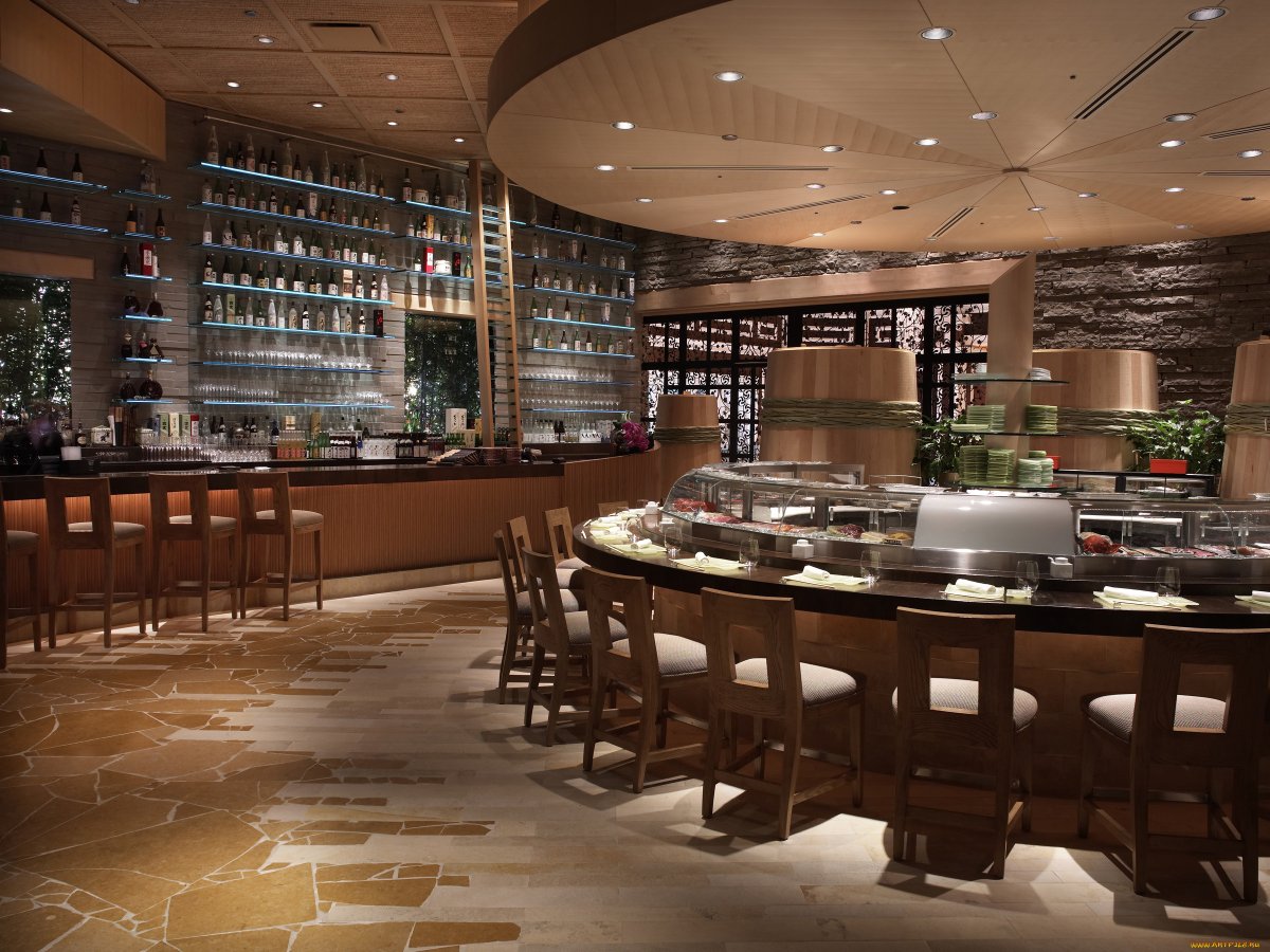 Ресторан в стиле киберпанк