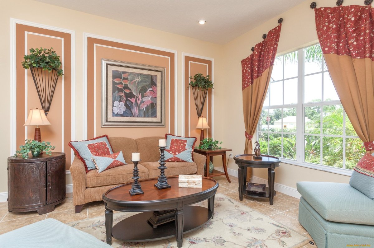 Штора 29506 терракот