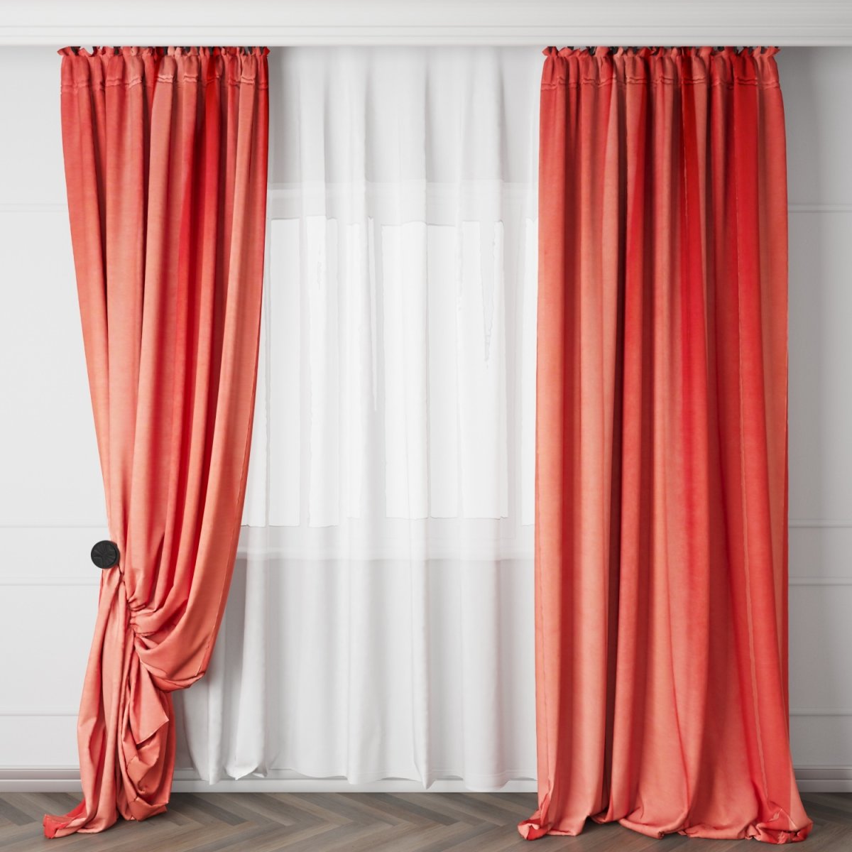 Римская штора Эскар терракотовая