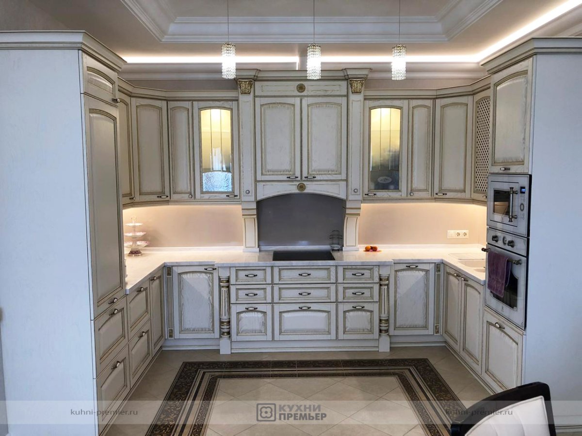 Кухонный гарнитур цвет жемчуг