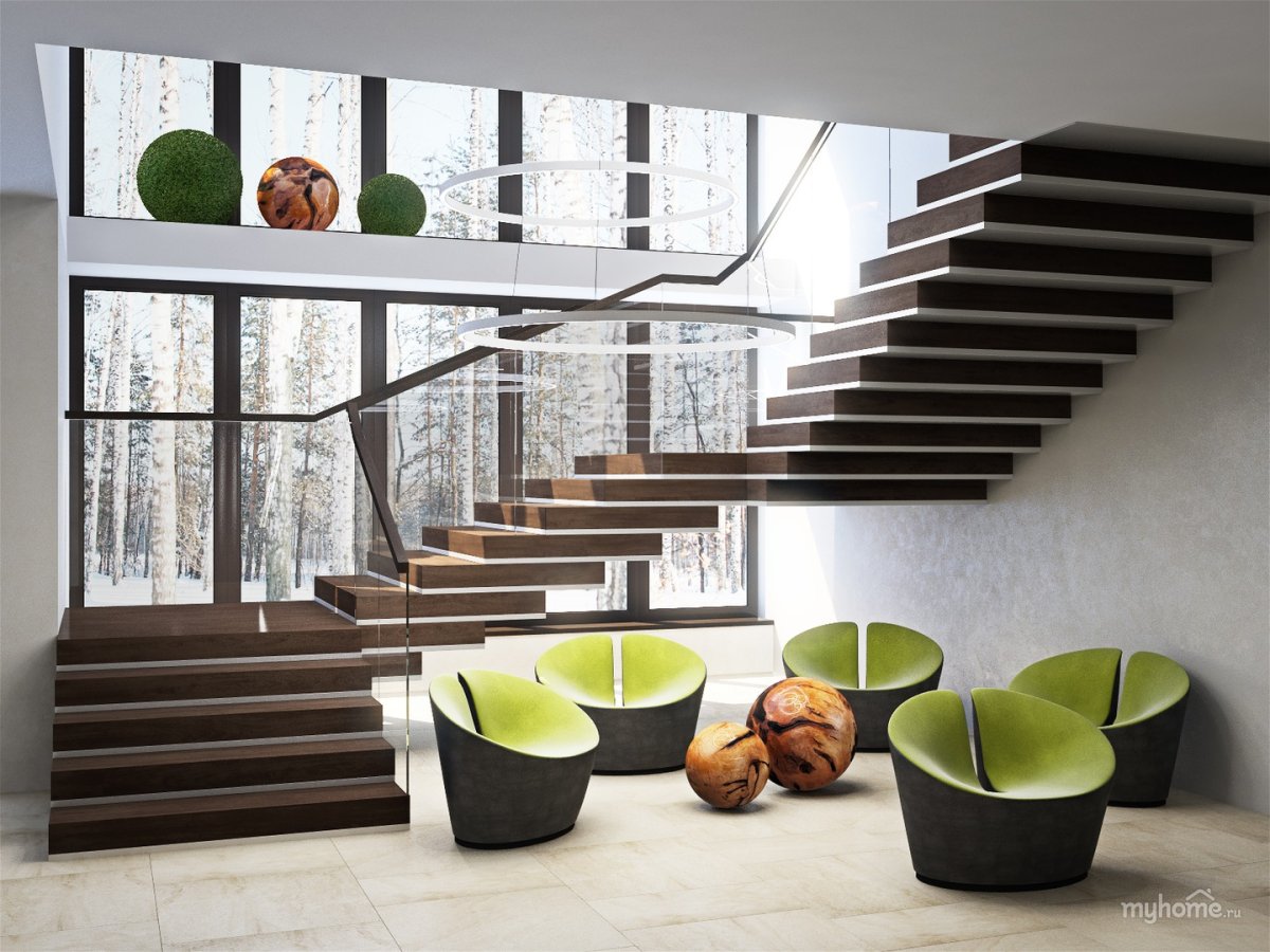 Динамичная композиция в интерьере