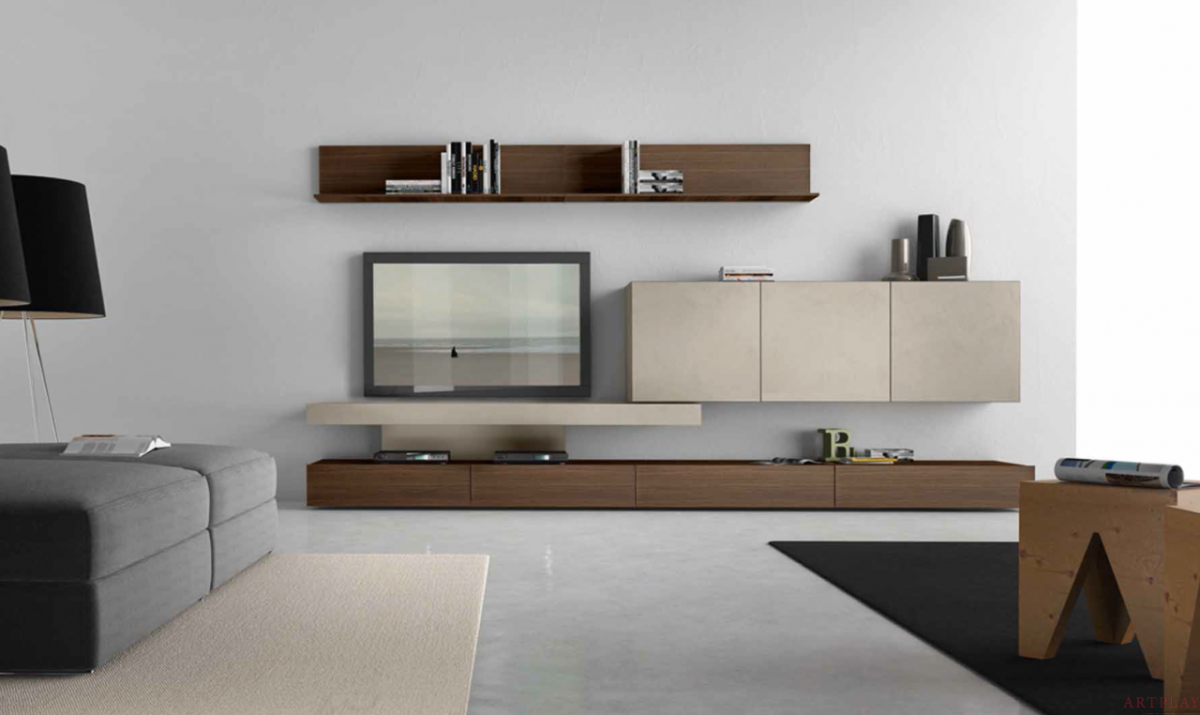 Гостиная хайтек мебель