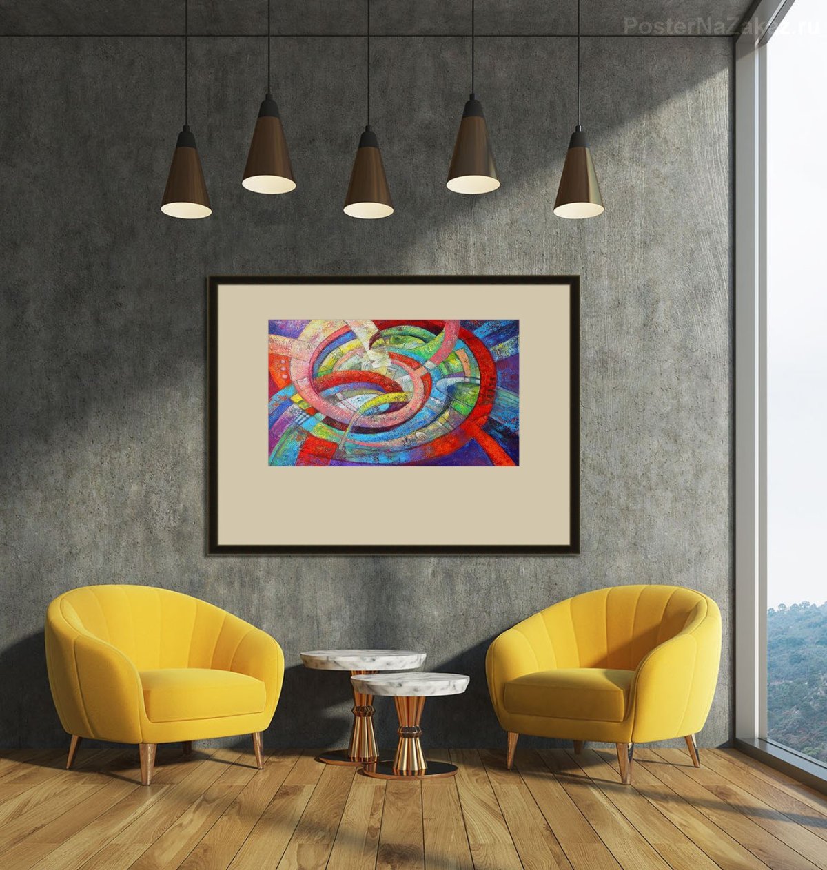 Ритм в композиции интерьера