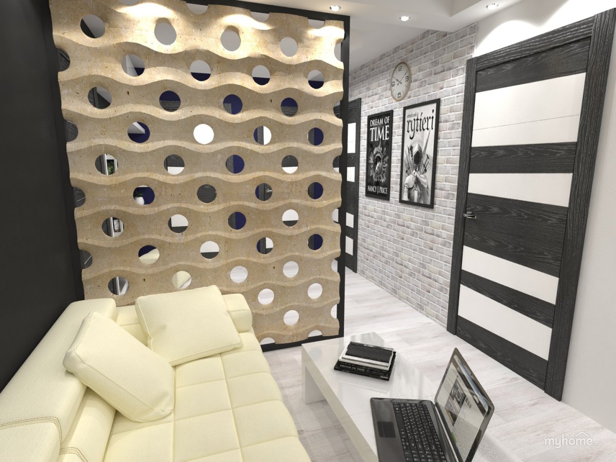 Прихожая с каретной стяжкой