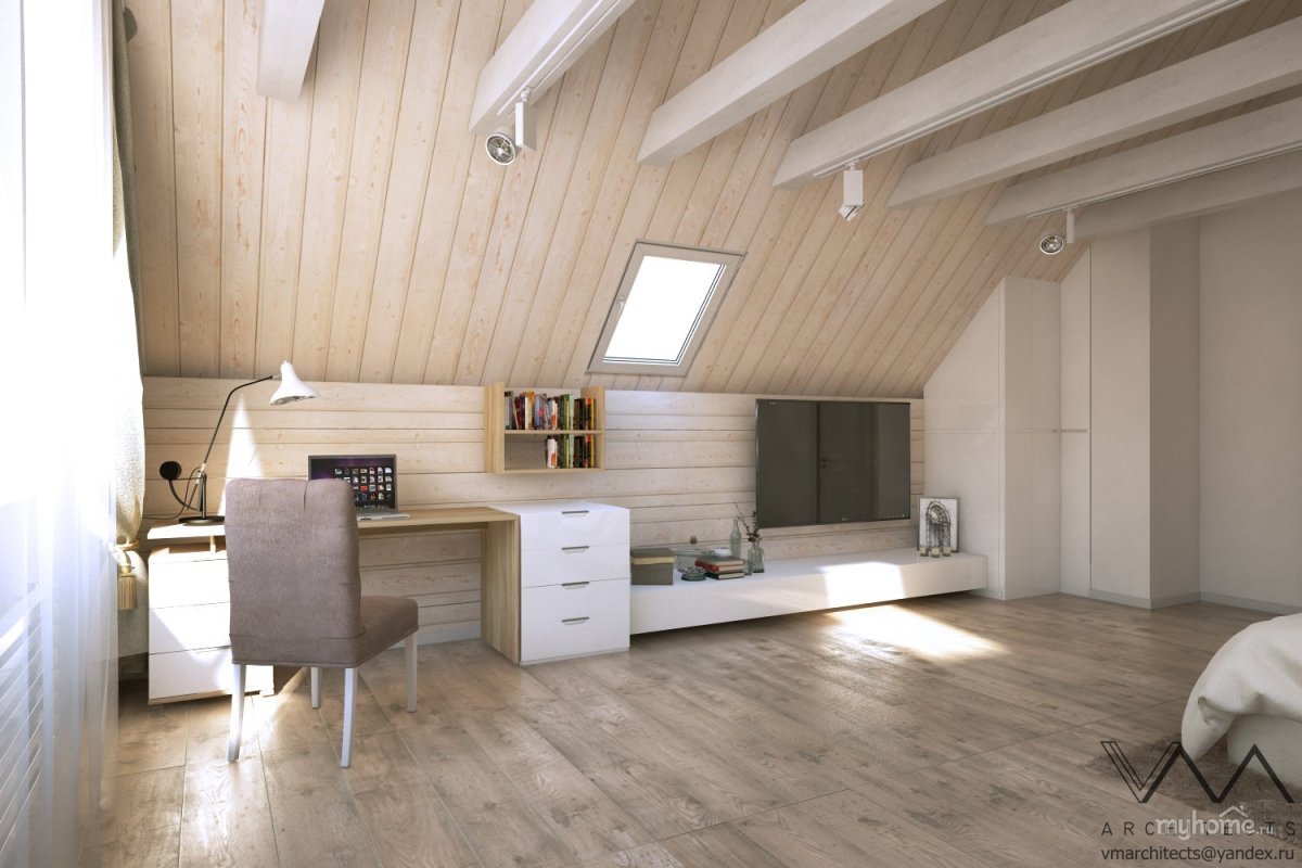 Штиль лиственница в интерьере