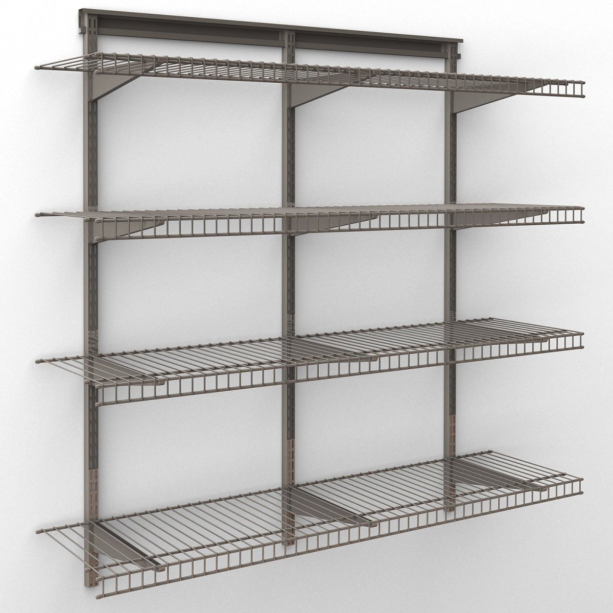 Настенные стеллажи и полки металлические