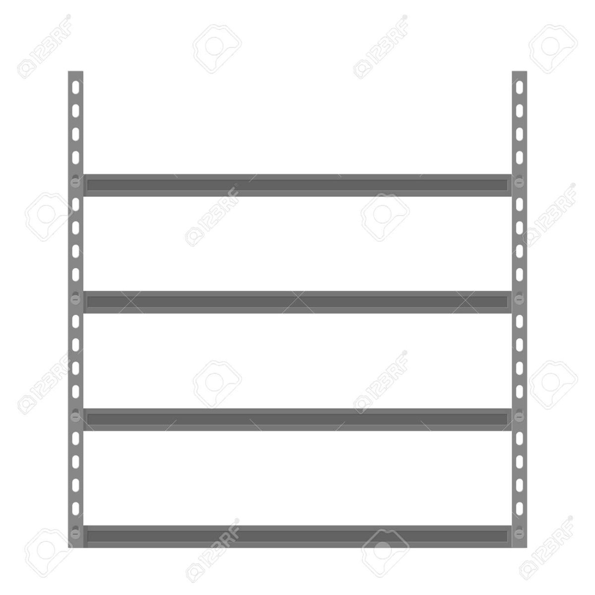 Полки настенные металлические книжные