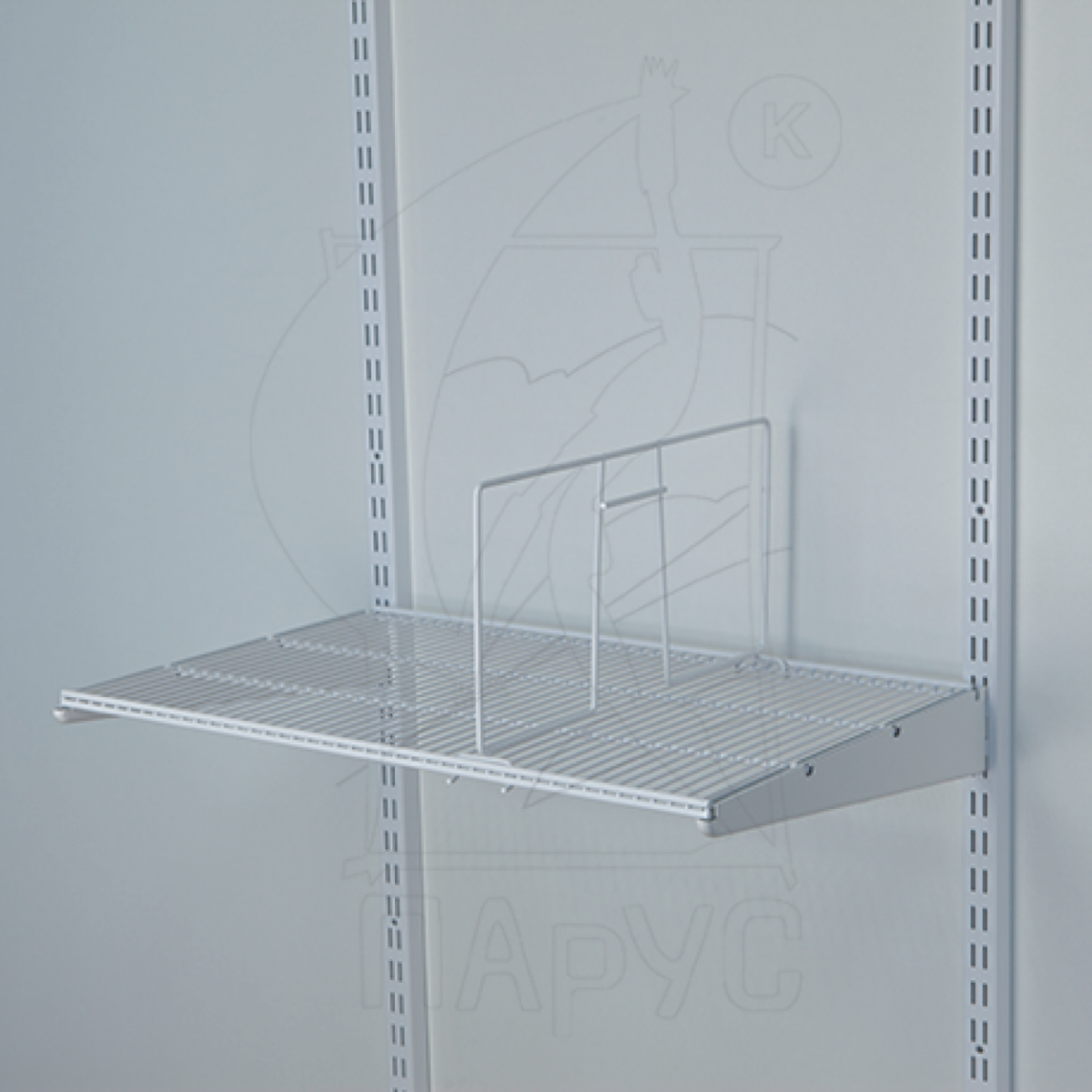 Стеллаж металлический золотой