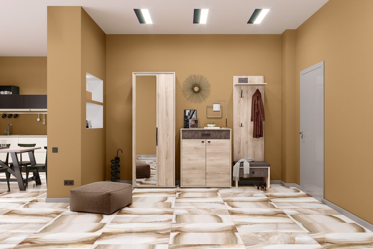 Бежевая прихожая