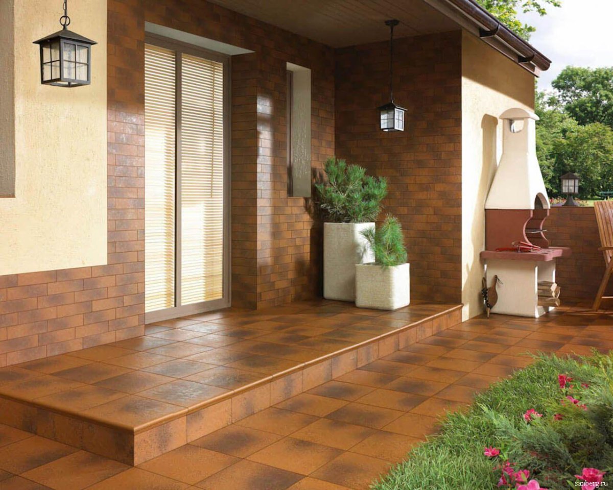 Крыльцо из Клинкера Paradyz