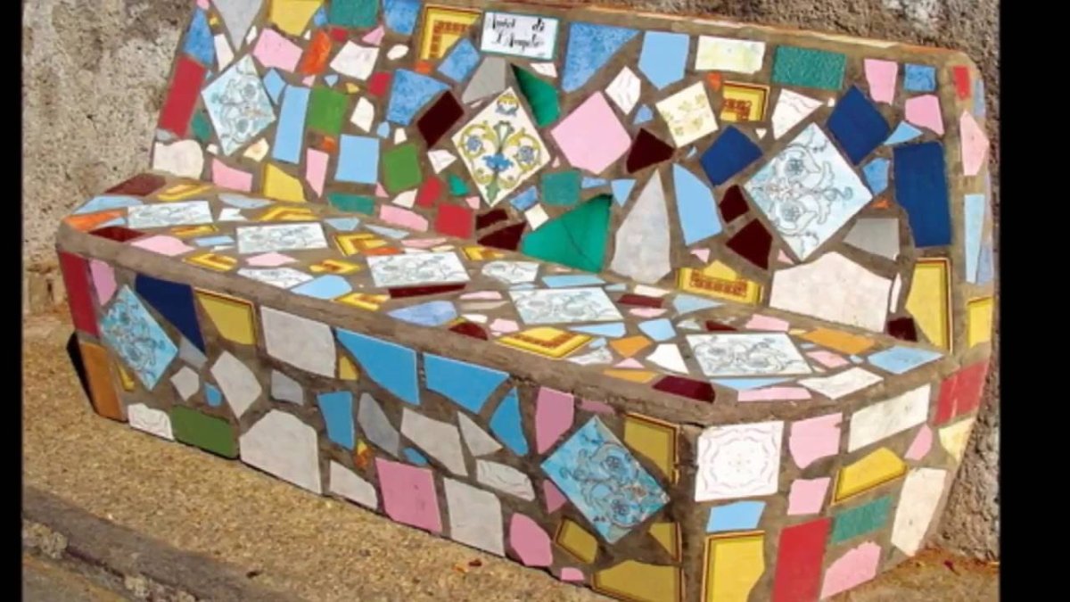 Дорожки из битой посуды