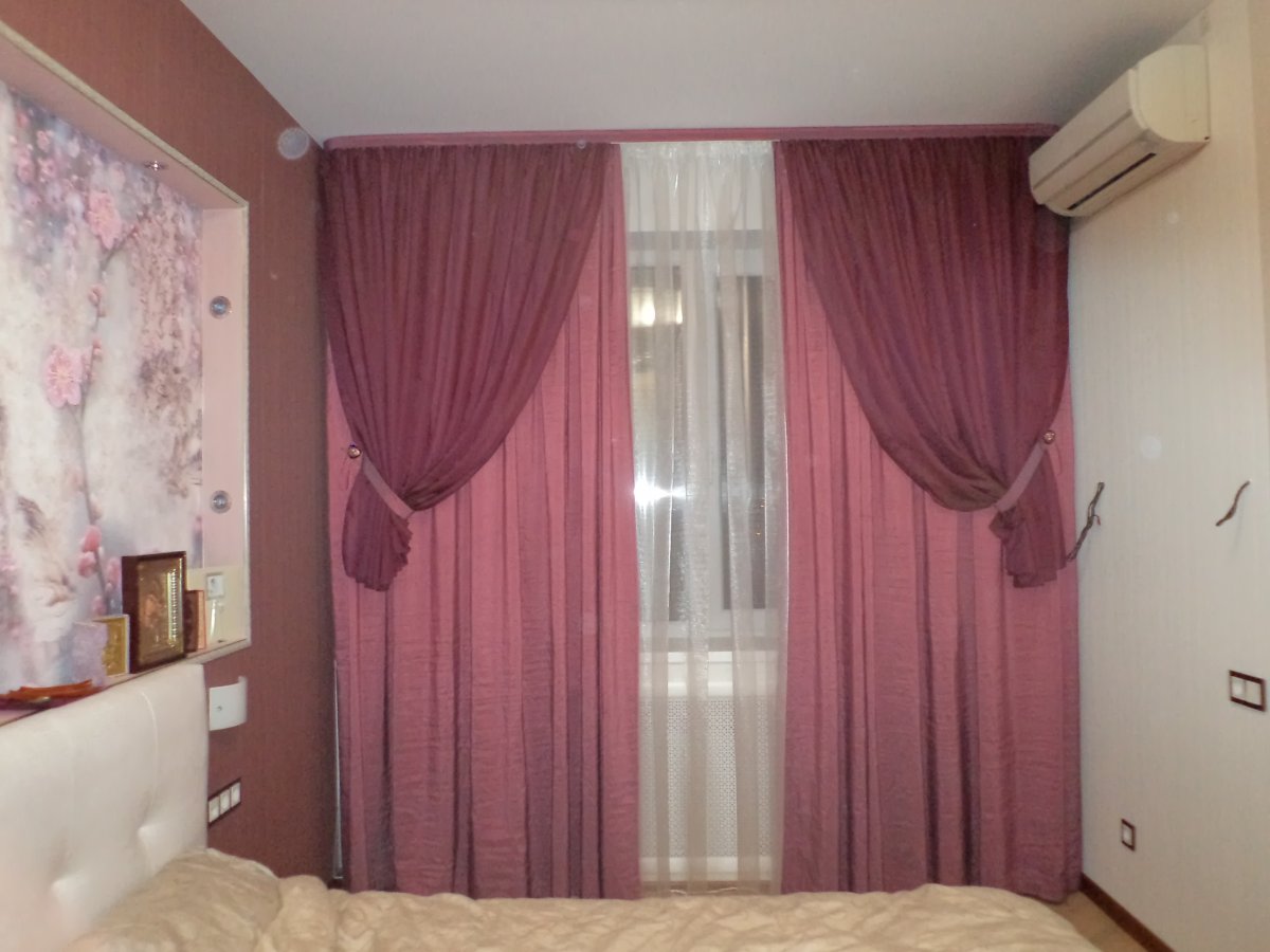 Бантовая складка на шторах