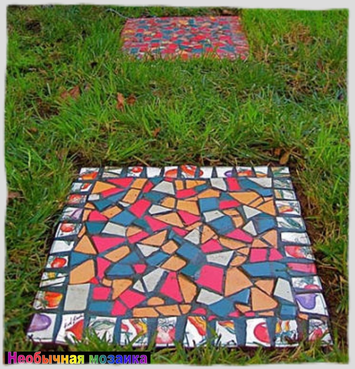 Садовые дорожки из кафельной плитки