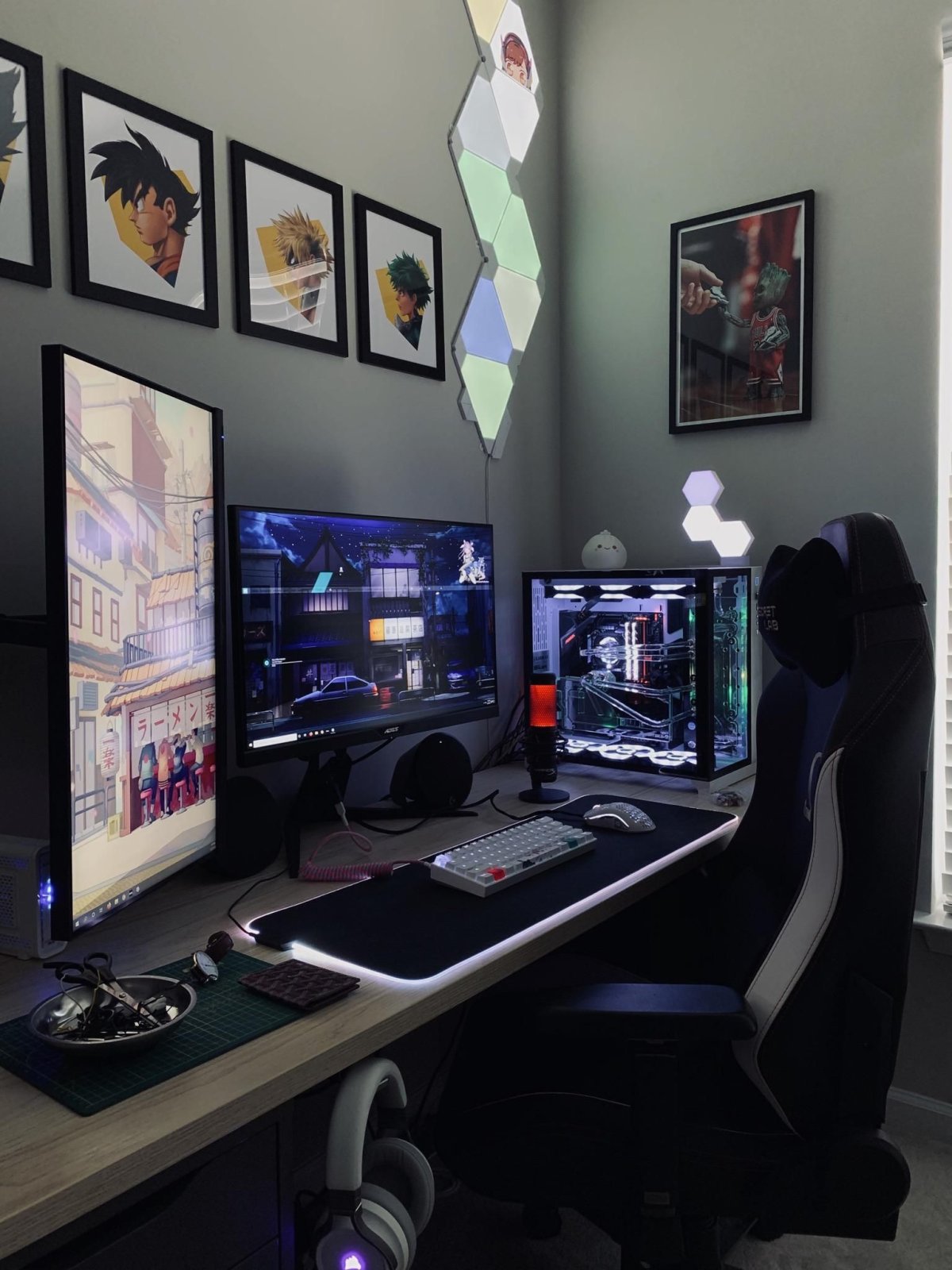 Комната геймера с подсветкой