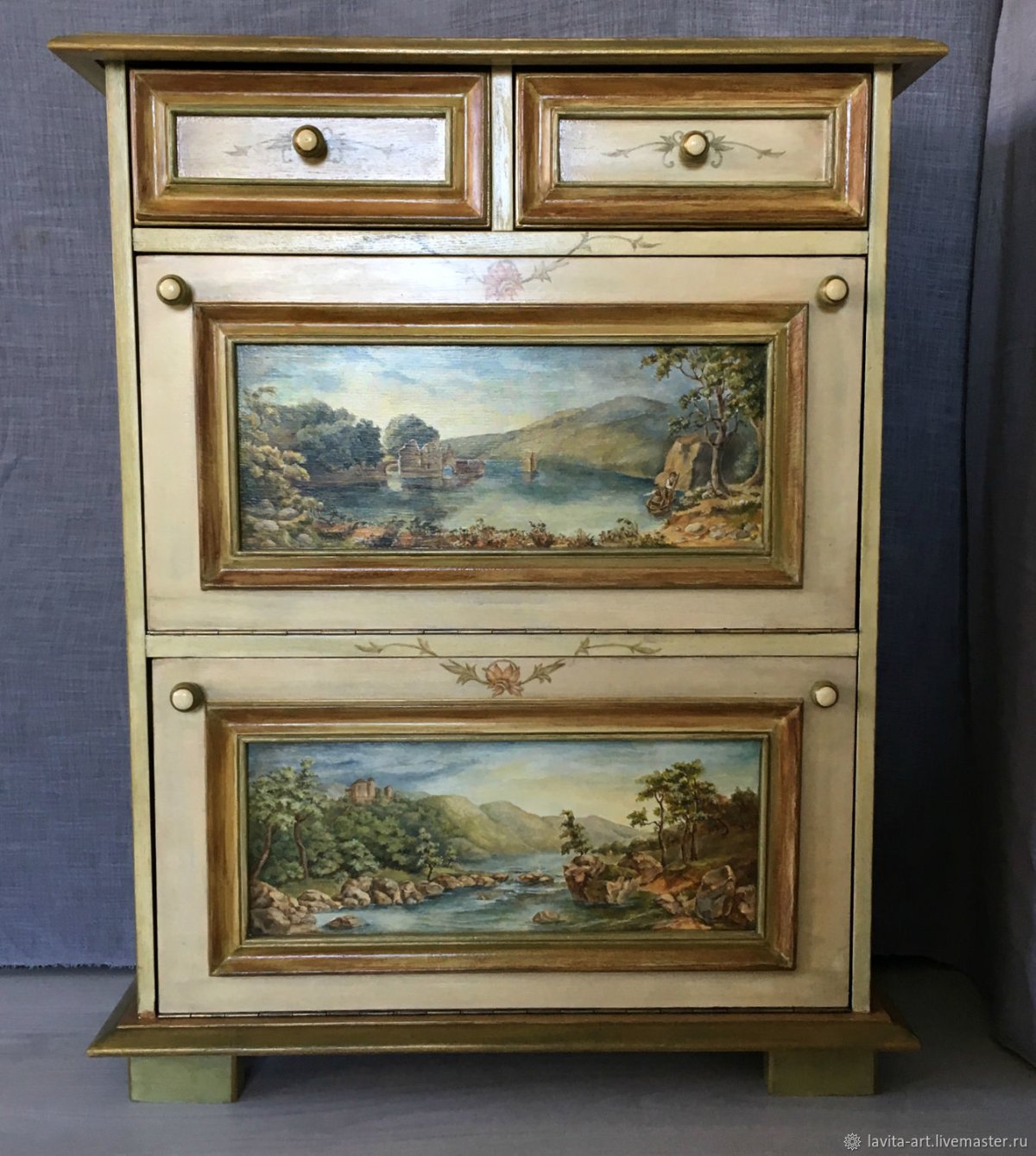 Студия Анастасии Немоляевой роспись мебели