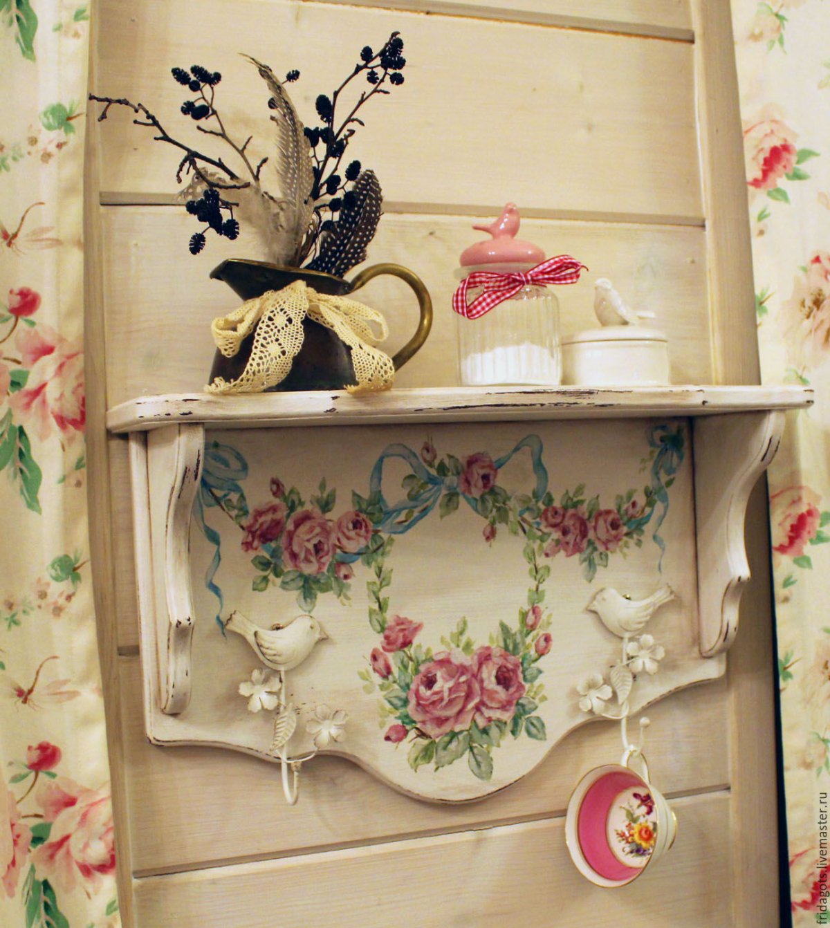 Роспись на мебели Абрамцево