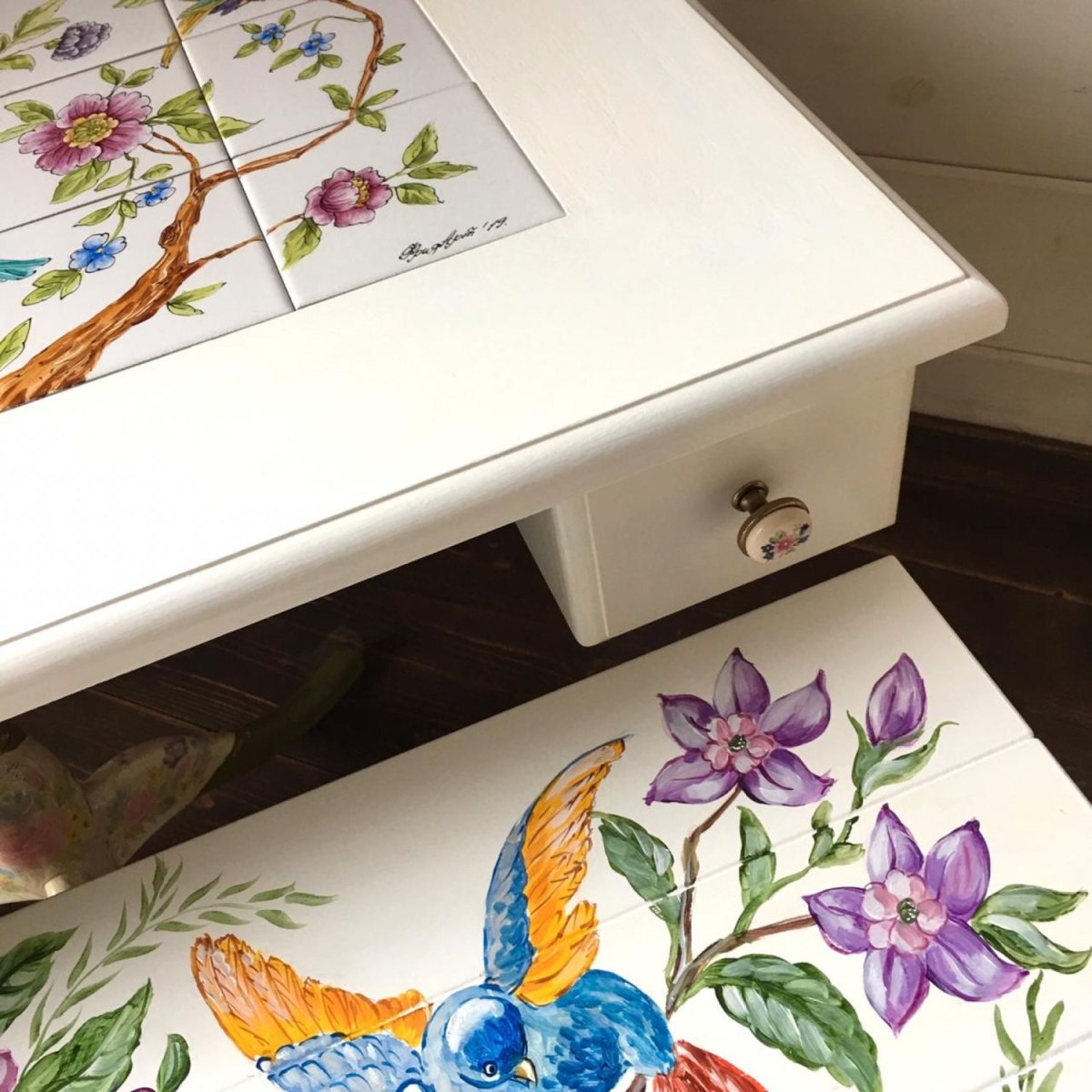 Декупаж комода в стиле Винтаж