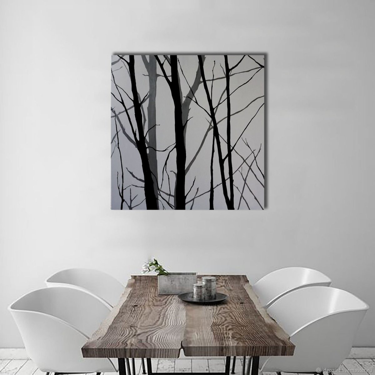 Черно-белые постеры для интерьера