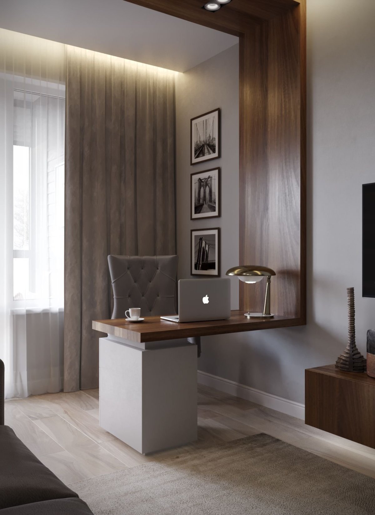 Интерьеры однокомнатные п-44