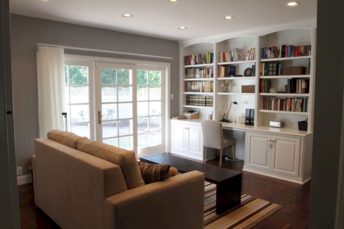 Гостиная с зонированием 20 кв.м