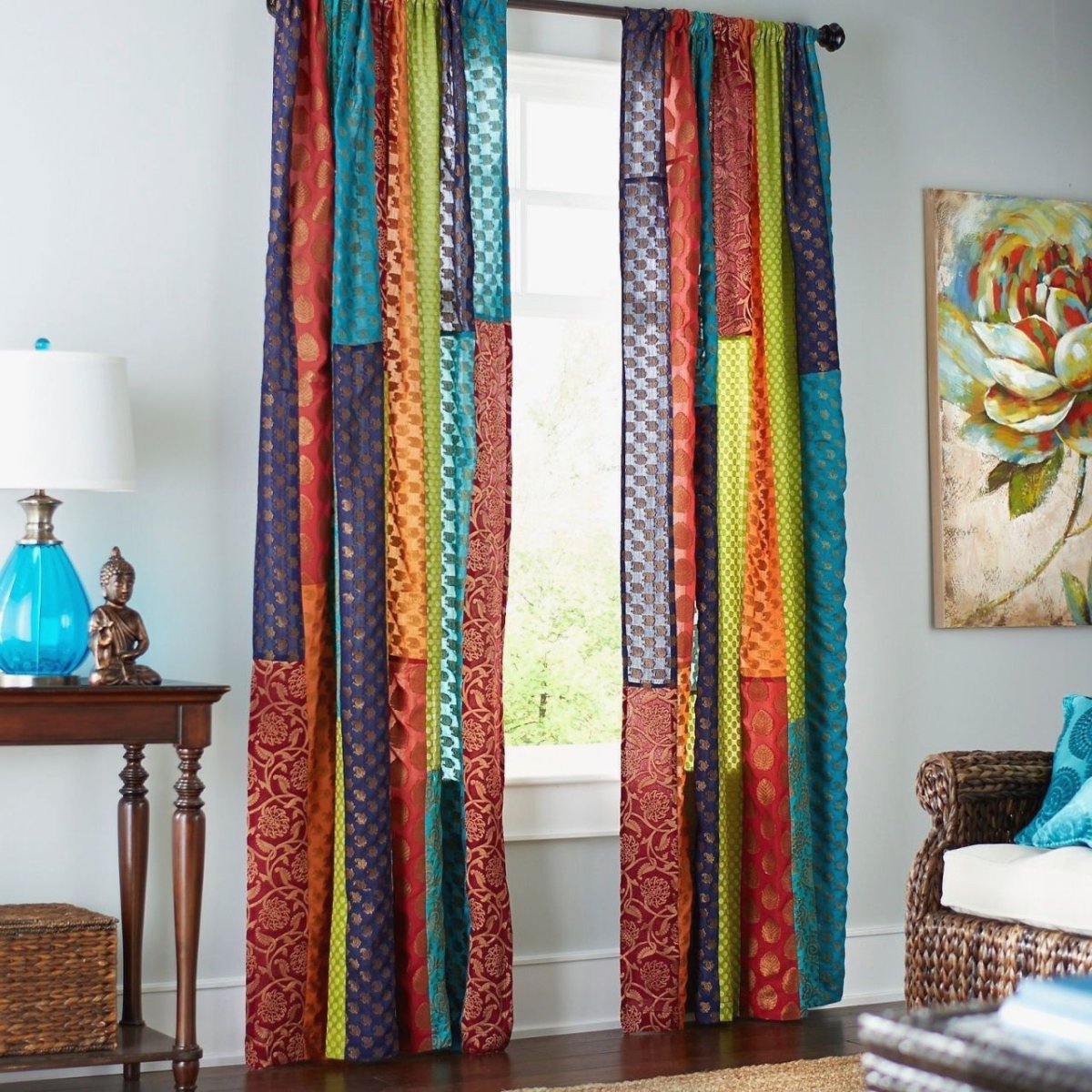 Интерьер спальни в стиле бохо Шик