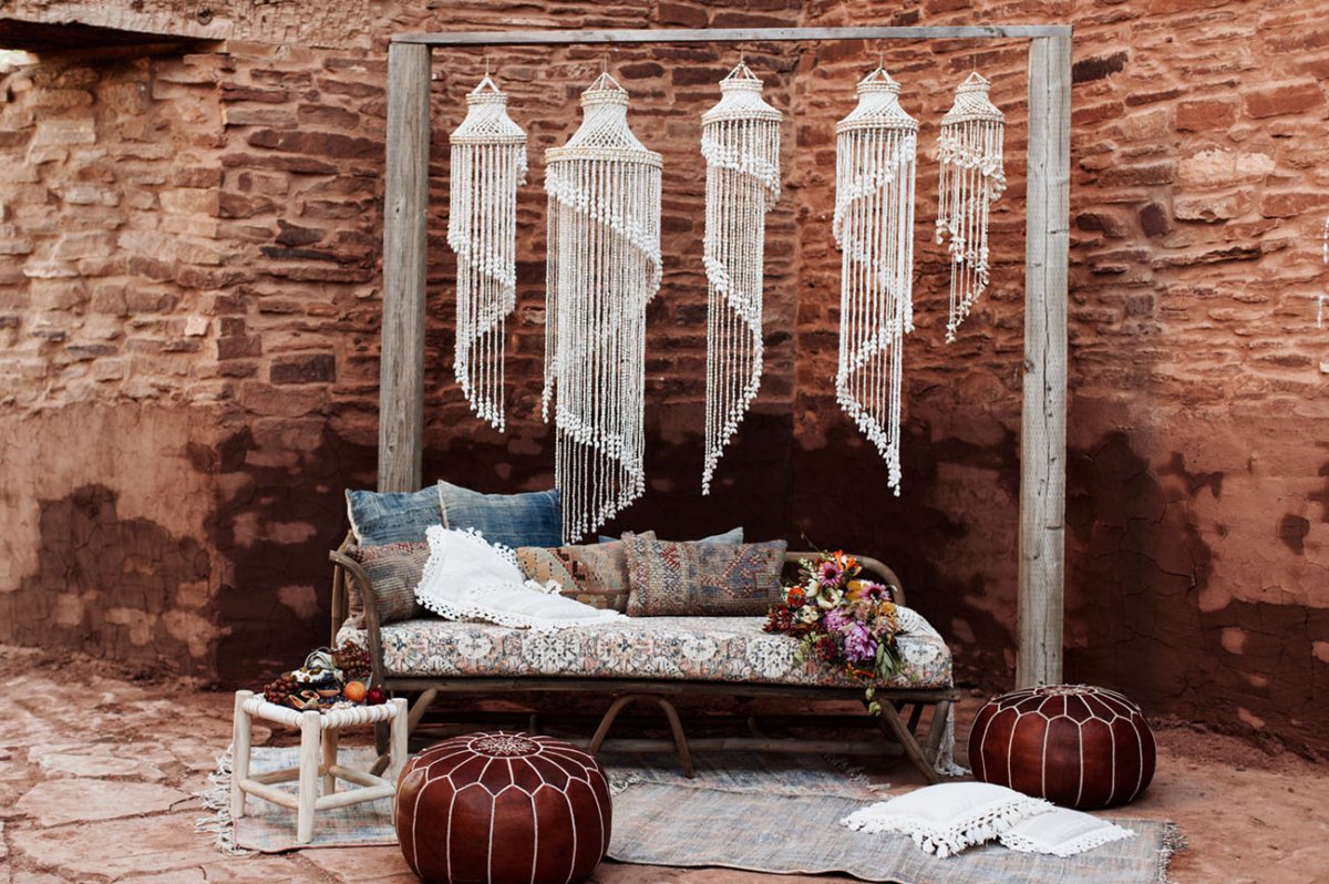 Занавески бохо