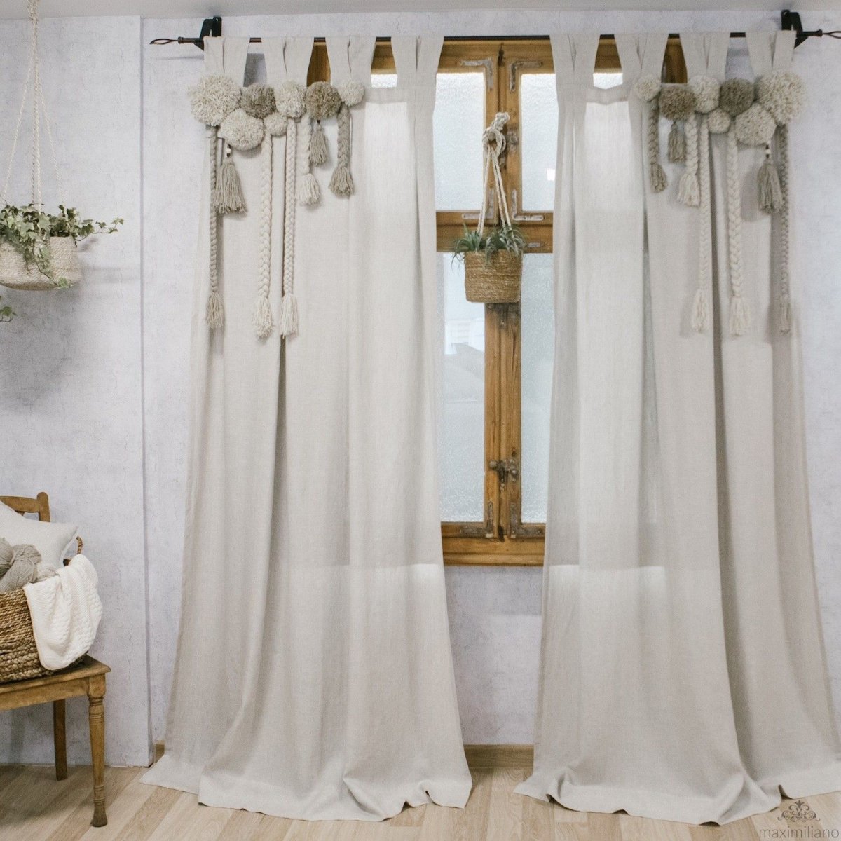 Занавески в стиле пэчворк