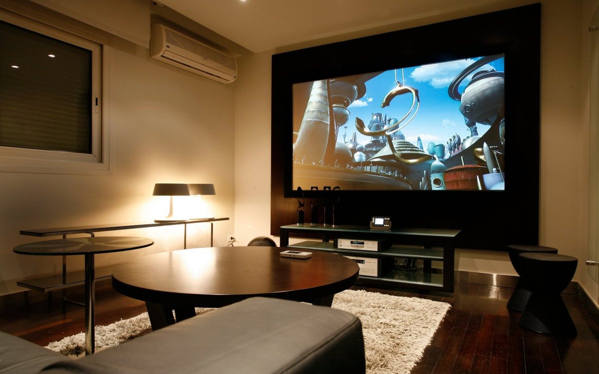 Домашний кинотеатр с телевизором