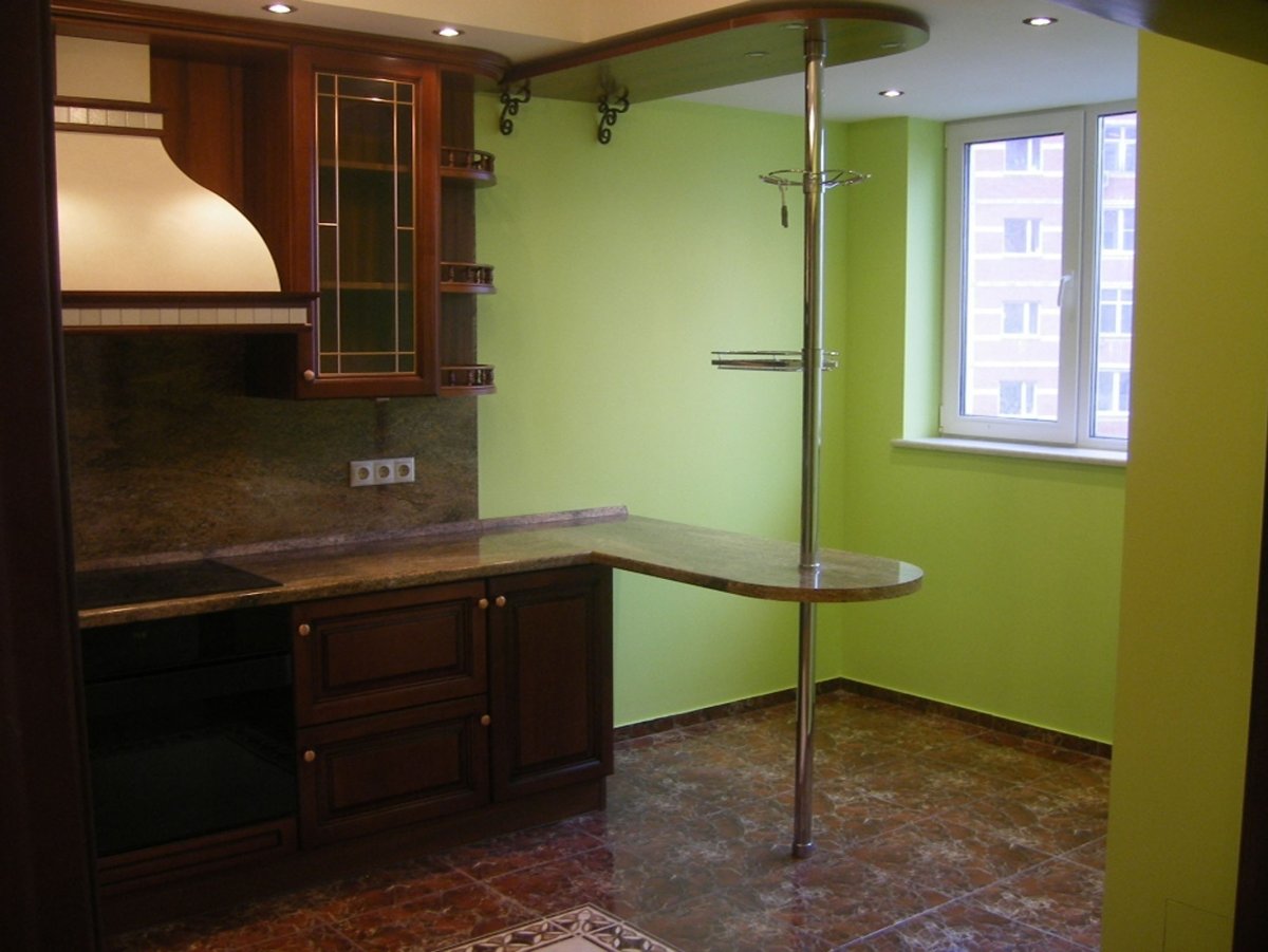 Барная стойка с полкой