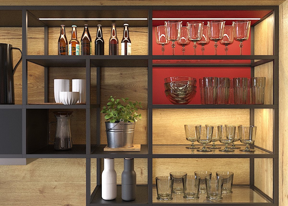 Угловая полочка на кухню