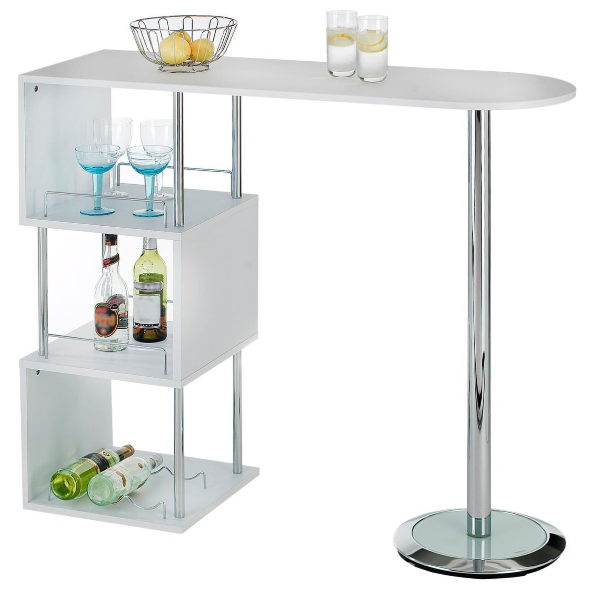 Барная стойка с полками