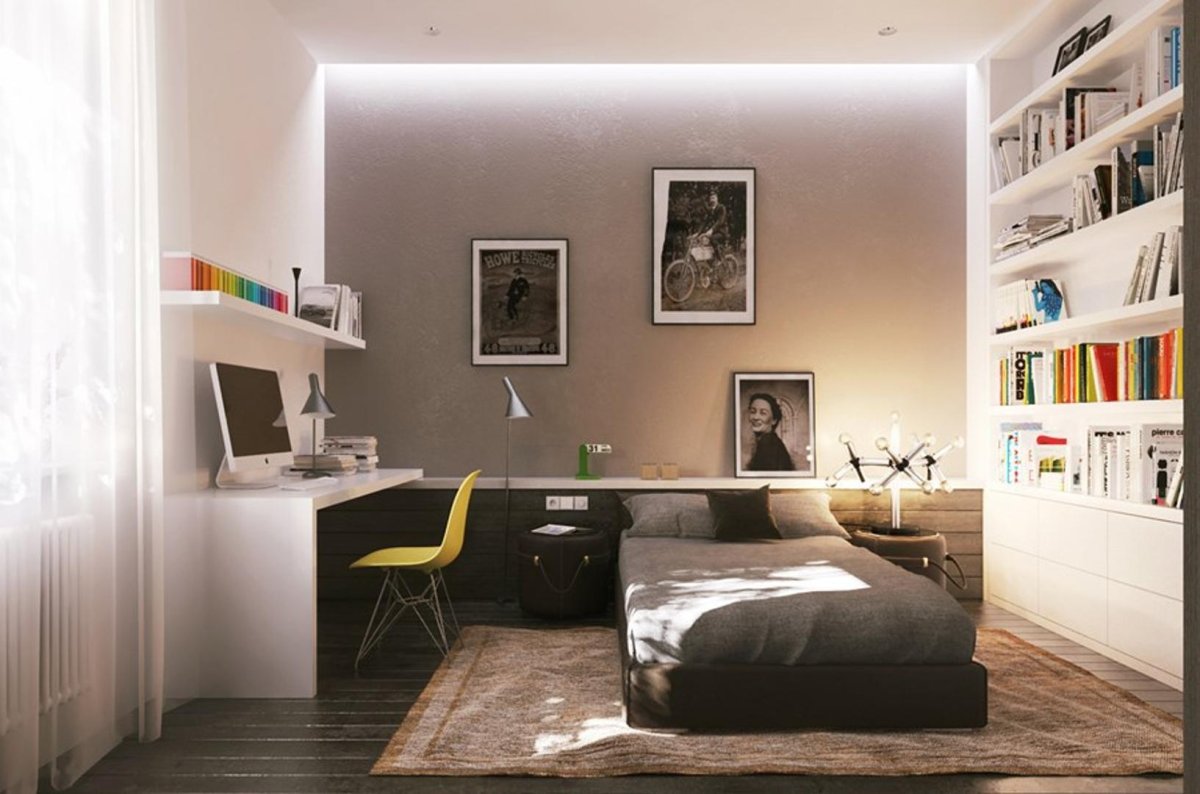 Комната девушки студентки