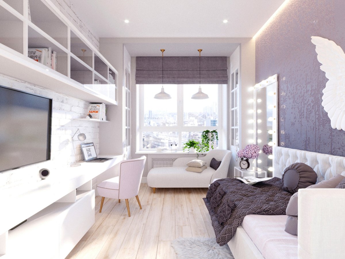 Интерьер для молодой девушки современный